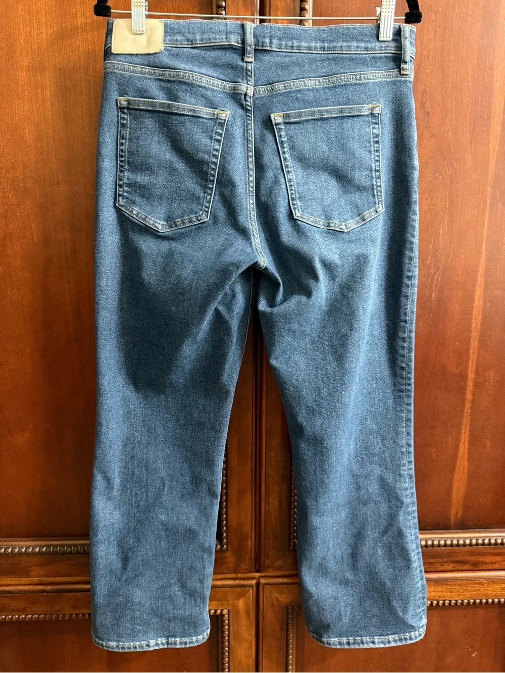 Everlane  Straight Jeans in Medium Blue Denim